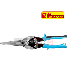 Cisaille à tôle coupe droite Cr-V mâchoire 80 mm Longueur 250 mm RICHMANN C0303