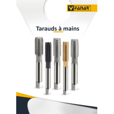 FANAR Jeu de 2 tarauds à main PAS À GAUCHE HSS M10 x 1  DIN-2181/2 LH pas FIN