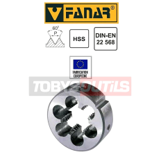 Filière à main FANAR® HSS pas fin M4 x 0,5 - Pour cage Ø 20 mm DIN22568