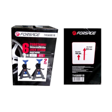 Chandelles x2 à crémaillère automatique 6 tonnes CAMION ENGIN FORSAGE F-TH56001B