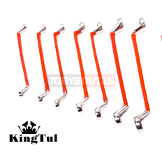 Jeu de clés polygonales contre-coudées 6 à 22mm antidérapantes KingTul KT-2008k