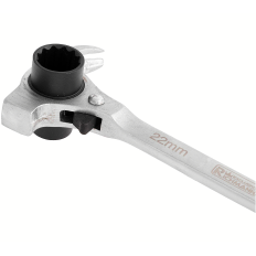 Cliquet d’échafaudage/monteur 4 en 1 19x22mm L310mm 72 Dents RICHMANN C7497