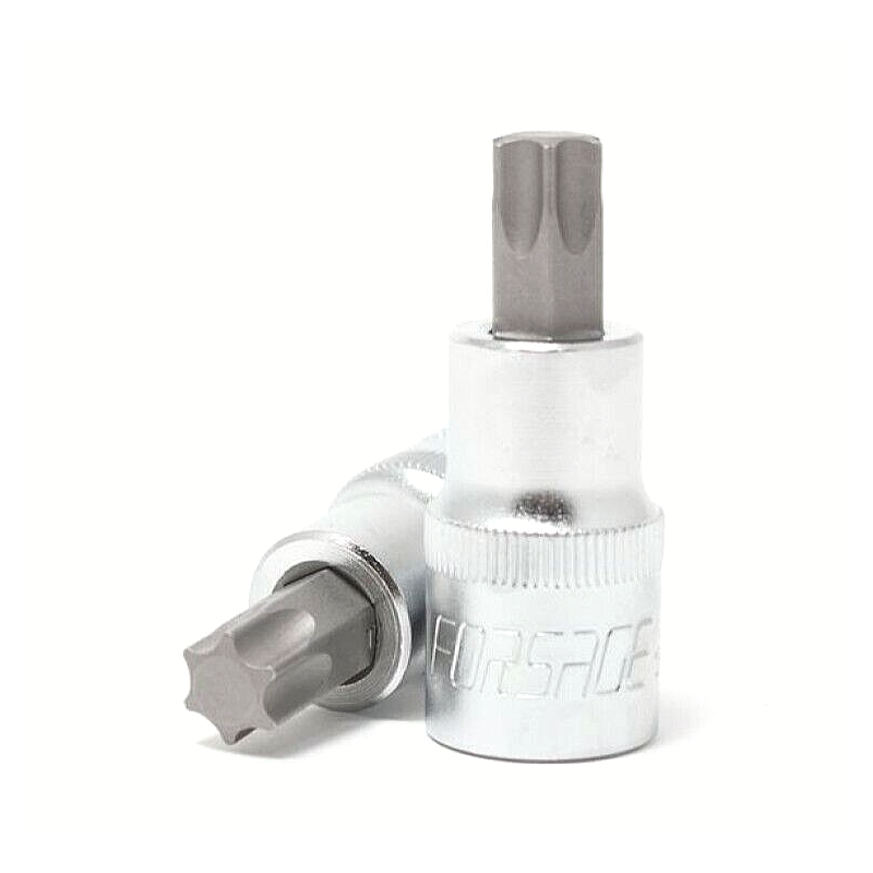 Embout T60 TORX sur douille carré 1/2" Acier 55mm FORSAGE F-34605560