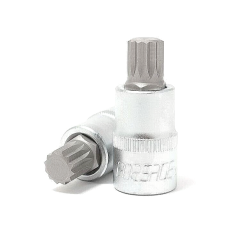 Embout M8 SPLINE XZN 12p sur douille carré 1/2" Acier 55mm FORSAGE F-34805508