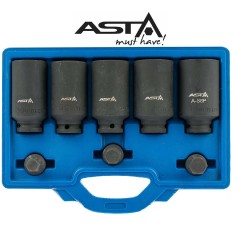 Coffret douilles à chocs spécial cardan 1/2" 30 32 34 35 36 mm H14 H17 H19 ASTA