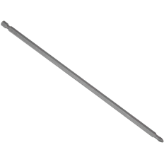 Embout Pozidriv extra long 1/4 PZ2, 250 mm Acier S2 RICHMANN C6559