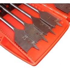 Jeu de 8 forets, mèches à bois  Diam. 12 à 32 mm TIGE 1/4" RICHMANN C9950