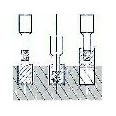 Jeu d'extracteurs de vis PRO 5 pièces Ni-Cr-Mo carré 1/2" SATRA S-1036A
