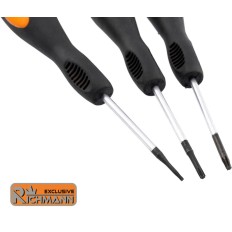 Jeu de 6 tournevis aimanté de précision TORX T5 T6 T7 T8 T9 T10 Chrome-Molybdène