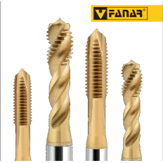 Taraud machine M3x0,5 entrée GUN pour trous débouchant TITAN DIN-371 HSSE FANAR®