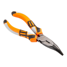 Pince bec long demi-rond courbé 200 mm Cr-V Dureté 58-64 RICHMANN C7084