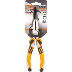 Pince bec long demi-rond courbé 200 mm Cr-V Dureté 58-64 RICHMANN C7084