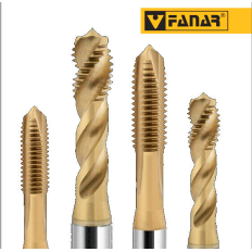 Taraud machine M7x1 entrée GUN pour trous débouchants TITAN DIN-371 HSSE FANAR®