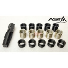 Kit réparation filetage de bougie M14x1,25 taraud + 15 filets rapportés A-62269