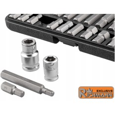 Jeu embouts S2 6 pans BTR Allen Hexagonal HEX H4 H5 H6 H7 H8 H9 H10 H12 H13 H14