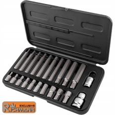 Jeu embouts S2 6 pans BTR Allen Hexagonal HEX H4 H5 H6 H7 H8 H9 H10 H12 H13 H14
