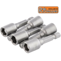 Lot 5 Douilles aimantée 10mm pour visseuse embout magnétique 1/4" RICHMANN C2451