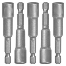 Lot 5 Douilles LONGUES aimantée 13mm pour visseuse embouts 1/4" RICHMANN C2479