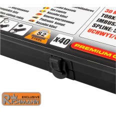 Coffret 40 embouts TORX BTR XZN 12 pans Acier S2 Professionnel RICHMANN C6940