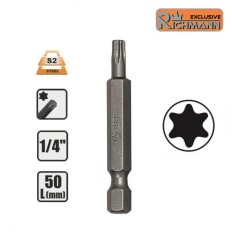 Lot 15 Embouts longs T25 TORX T-25 entrainement 1/4" S2 L50mm RICHMANN C6595