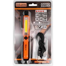 Lampe d'atelier, d'inspection stylo 2 en 1 avec aimant, Lampe à LED rechargeable