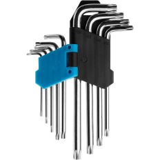 Jeu de 9 clés, TORX mâle sécurité, de T10 à T50 en L, Cr-V RICHMANN C6613