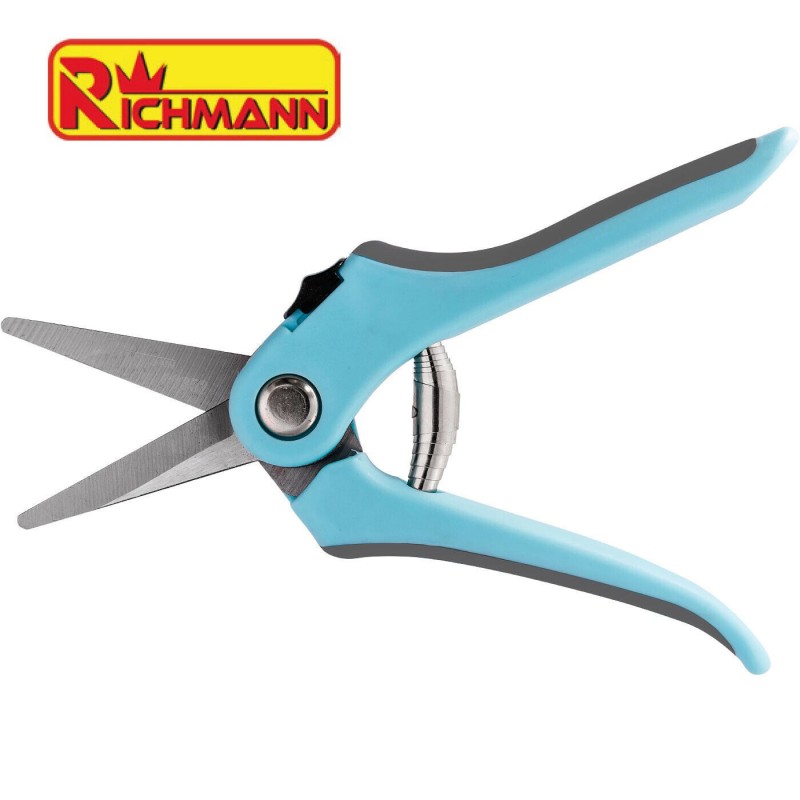 Sécateur à main coupe fleurs, coupe tiges L 210mm, lame acier SK5 RICHMANN C0352