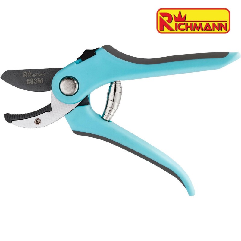 Sécateur à enclume à une main 200mm lame SK5 diamètre Max : 16mm RICHMANN C0351