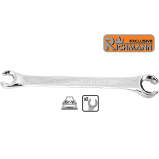 Clé plate à tuyauter pour raccord, flexible 15x17 mm Cr-V RICHMANN C6415