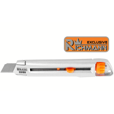 Cutter métal lame sécable 18mm, automatique et molette de blocage RICHMANN C9109