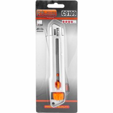 Cutter métal lame sécable 18mm, automatique et molette de blocage RICHMANN C9109
