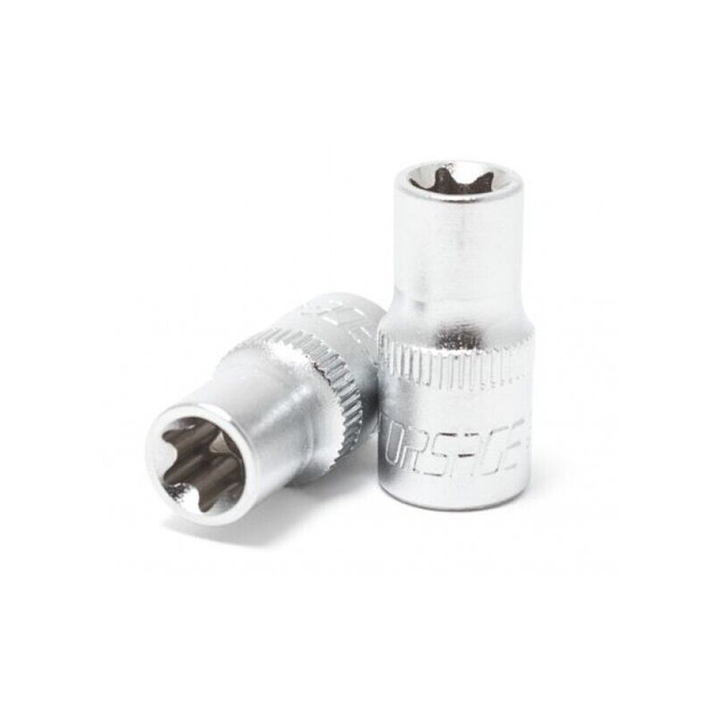 Douille 1/4" E-TORX Torx femelle taille E-5 chrome-vanadium E5 FORSAGE F-52605
