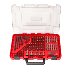 Coffret WMC embouts de vissage+forets 120 Pcs 1/4" Torx PZ PH Plat Carré Hex