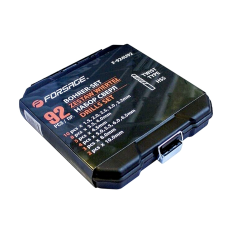 Coffret de 92 forets à métal TYPE TWIST HSS Diam. 1,5 à 10 mm FORSAGE F-924U92