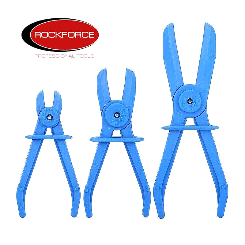 Jeu de 3 pinces à durites plates en polyoxyméthylène 3-57mm ROCKFORCE RF-903G12