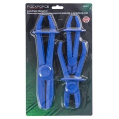 Jeu de 3 pinces à durites plates en polyoxyméthylène 3-57mm ROCKFORCE RF-903G12