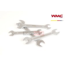 Coffret cliquet douilles 1/4" 6pans 4 à 14mm embouts et clés à fourche WMC 2062