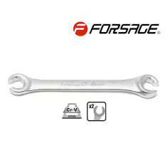 Clé plate à tuyauter pour raccord, flexible 9x11 mm Cr-V FORSAGE