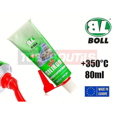 Pâte à joint BOLL haute température silicone étanchéité moteur ROUGE +350°C 80ml