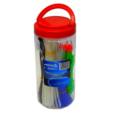 ASSORTIMENT DE COLLIERS RILSAN 600 PIÈCES 6 couleurs ASTA A-600CT
