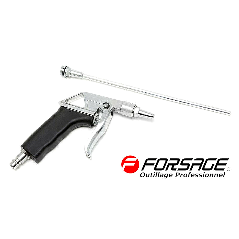 Soufflette à air comprimé ALU Pistolet de nettoyage 130mm FORSAGE F-2373