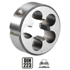 Filière à main HSS pas métrique M16x1,5 mm - Ø 45 mm DIN223 RICHMANN C9097