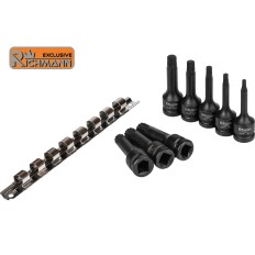 Jeu 8 douilles longues à chocs Spline XZN 1/2" VW Audi Skoda M5 à M18 C6952