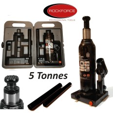 Cric bouteille hydraulique 5 Tonnes voiture 4x4 Fourgon 420 mm Pro RF-T90504-S