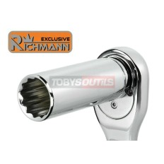 Douille longue 16mm 12 pans 1/2", Chrome-Vanadium, L75 mm RICHMANN C5146
