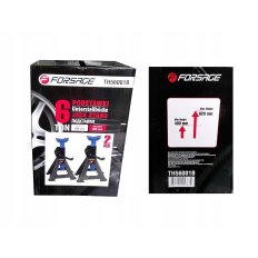 Chandelles x2 à crémaillère automatique 6 tonnes CAMION ENGIN FORSAGE F-TH56001B