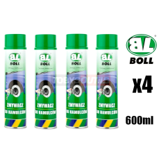 4x Nettoyant dégraissant freins et embrayages Auto et Moto - SPRAY - 600ml BOLL
