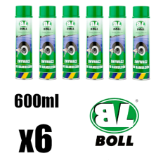 6x Nettoyant dégraissant freins et embrayages Auto et Moto - SPRAY - 600ml BOLL