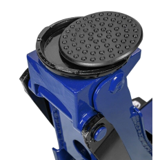 Cric rouleur surbaissé 3 tonnes hydraulique 75 mm double pistons Forsage Pro