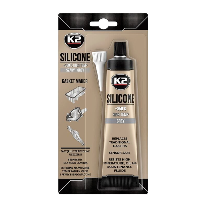 Pâte à joint haute température silicone d'étanchéité moteur GRIS +350°C 85 g